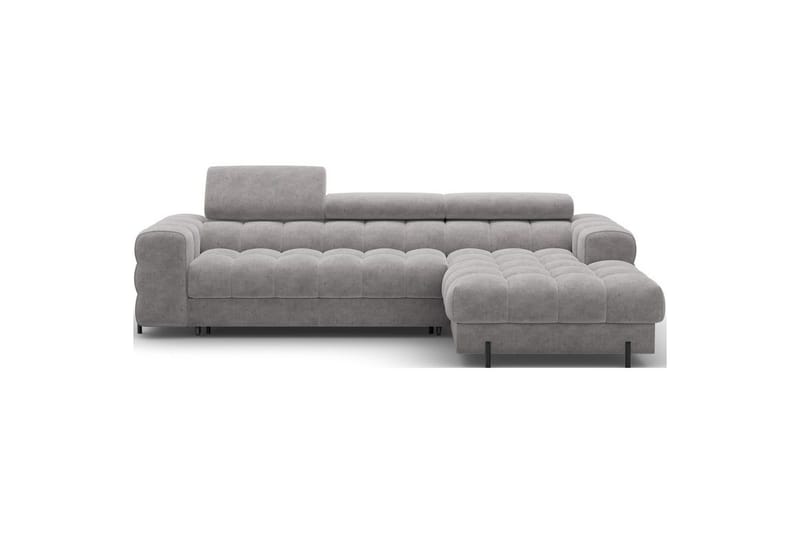 Hörnsoffa Eltap Felro 285x181x93 cm - Aura 04, Grå, Höger - Möbler - Soffa - Bäddsoffa - Bäddsoffa divan