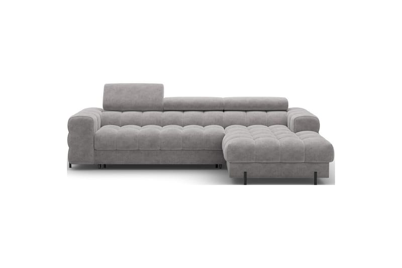Hörnsoffa Eltap Felro 285x181x93 cm - Aura 04, Grå, Höger - Möbler - Soffa - Bäddsoffa - Bäddsoffa divan