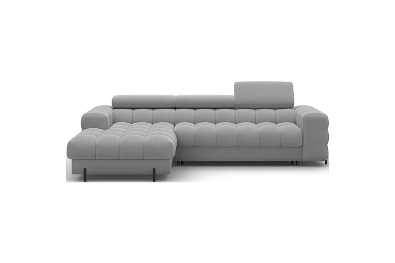 Hörnsoffa Eltap Felro 285x181x93 cm - Aura 04, Grå, Vänster - Möbler - Soffa - Bäddsoffa - Bäddsoffa divan
