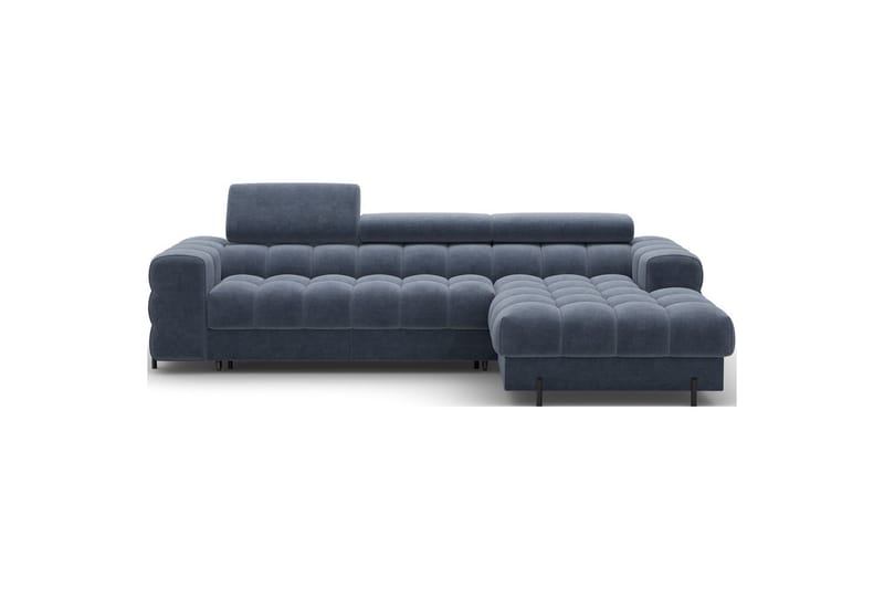 Hörnsoffa Eltap Felro 285x181x93 cm - Aura 40, Blå, Höger - Möbler - Soffa - Bäddsoffa - Bäddsoffa divan