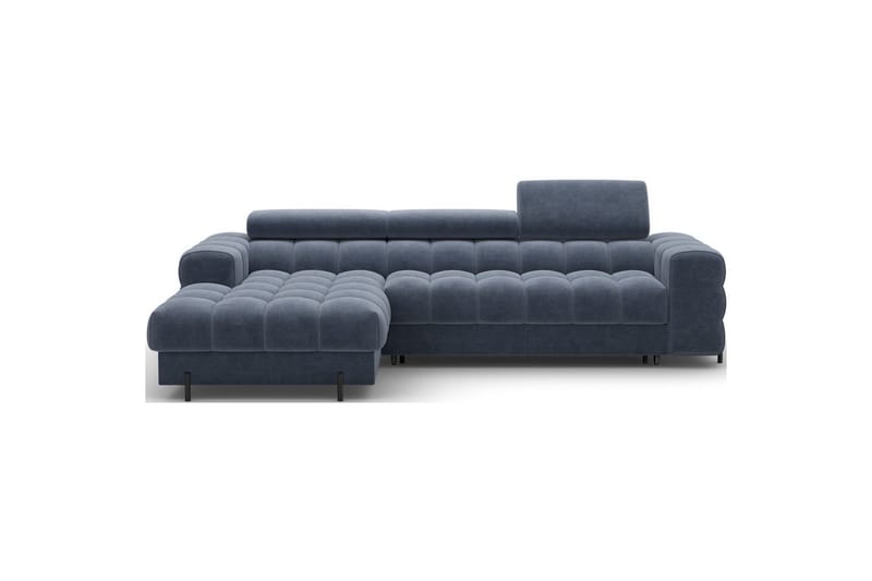 Hörnsoffa Eltap Felro 285x181x93 cm - Aura 40, Blå, Vänster - Möbler - Soffa - Bäddsoffa - Bäddsoffa divan