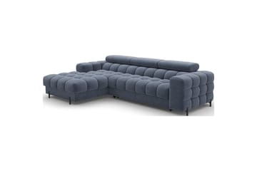 Hörnsoffa Eltap Felro 285x181x93 cm - Aura 40, Blå, Vänster - Möbler - Soffa - Bäddsoffa - Bäddsoffa divan