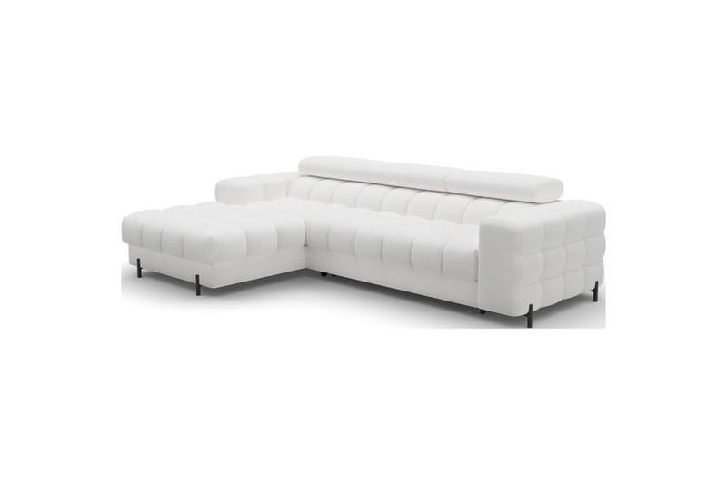 Hörnsoffa Eltap Felro 285x181x93 cm - Royal 01, Vit, Vänster - Möbler - Soffa - Bäddsoffa - Bäddsoffa divan