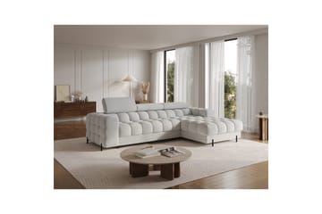 Hörnsoffa Eltap Felro 285x181x93 cm - Royal 03, Grå, Höger - Möbler - Soffa - Bäddsoffa - Bäddsoffa divan