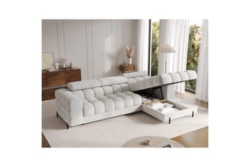 Hörnsoffa Eltap Felro 285x181x93 cm - Royal 03, Grå, Höger - Möbler - Soffa - Bäddsoffa - Bäddsoffa divan
