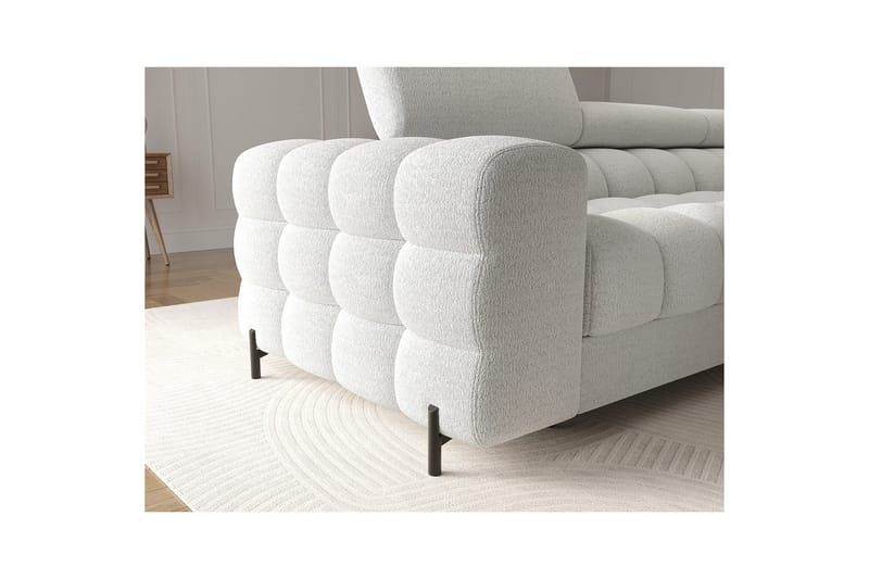 Hörnsoffa Eltap Felro 285x181x93 cm - Royal 03, Grå, Höger - Möbler - Soffa - Bäddsoffa - Bäddsoffa divan