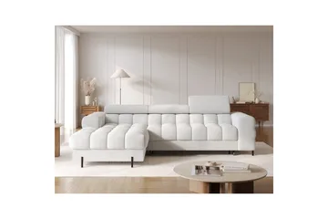 Hörnsoffa Eltap Felro 285x181x93 cm - Royal 03, Grå, Vänster - Möbler - Soffa - Bäddsoffa - Bäddsoffa divan