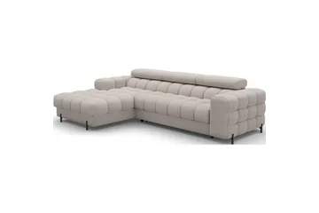 Hörnsoffa Eltap Felro 285x181x93 cm - Royal 18, Beige, Vänster - Möbler - Soffa - Bäddsoffa - Bäddsoffa divan