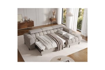 Hörnsoffa Eltap Felro 285x181x93 cm - Royal 20, Beige, Höger - Möbler - Soffa - Bäddsoffa - Bäddsoffa divan