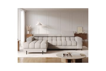 Hörnsoffa Eltap Felro 285x181x93 cm - Royal 20, Beige, Vänster - Möbler - Soffa - Bäddsoffa - Bäddsoffa divan