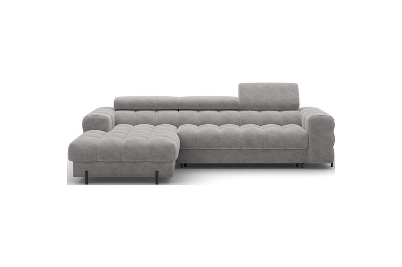 Hörnsoffa Eltap Felro 285x181x93 cm - Sola 04, Grå, Vänster - Möbler - Soffa - Bäddsoffa - Bäddsoffa divan