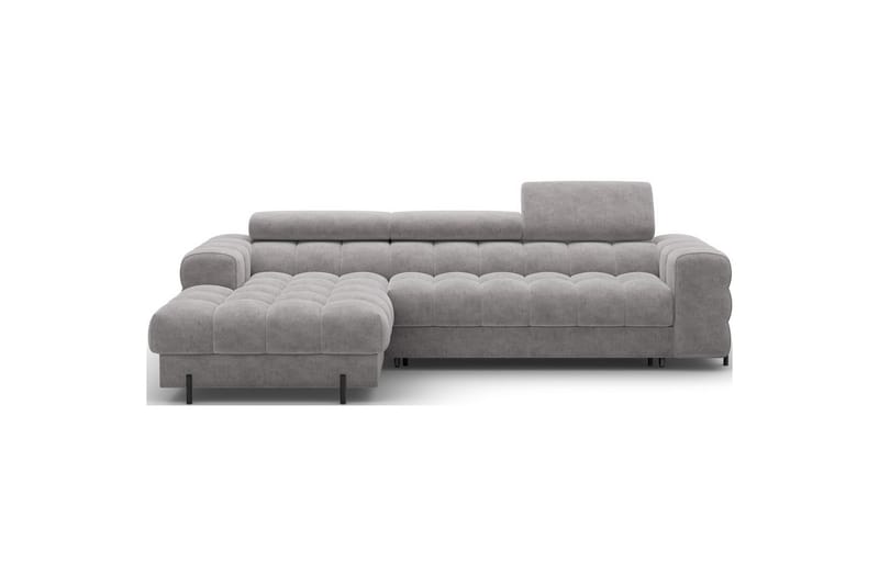 Hörnsoffa Eltap Felro 285x181x93 cm - Sola 04, Grå, Vänster - Möbler - Soffa - Bäddsoffa - Bäddsoffa divan