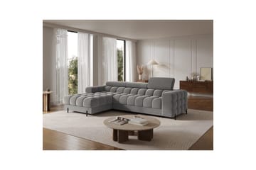Hörnsoffa Eltap Felro 285x181x93 cm - Sola 06, Mörkgrå, Vänster - Möbler - Soffa - Bäddsoffa - Bäddsoffa divan