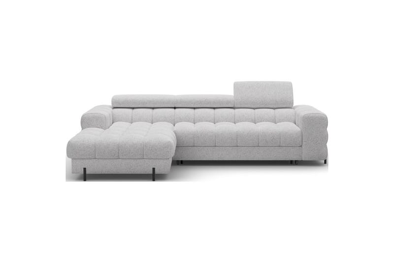 Hörnsoffa Eltap Felro 285x181x93 cm - Pellerito 03, Grå, Vänster - Möbler - Soffa - Bäddsoffa - Bäddsoffa divan