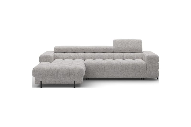 Hörnsoffa Eltap Felro 285x181x93 cm - Pellerito 20, Grå, Vänster - Möbler - Soffa - Bäddsoffa - Bäddsoffa divan