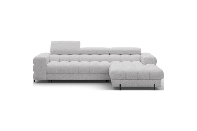 Hörnsoffa Eltap Felro 285x181x93 cm, Pellerito 03, Grå, Höger