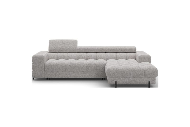 Hörnsoffa Eltap Felro 285x181x93 cm, Pellerito 20, Grå, Höger