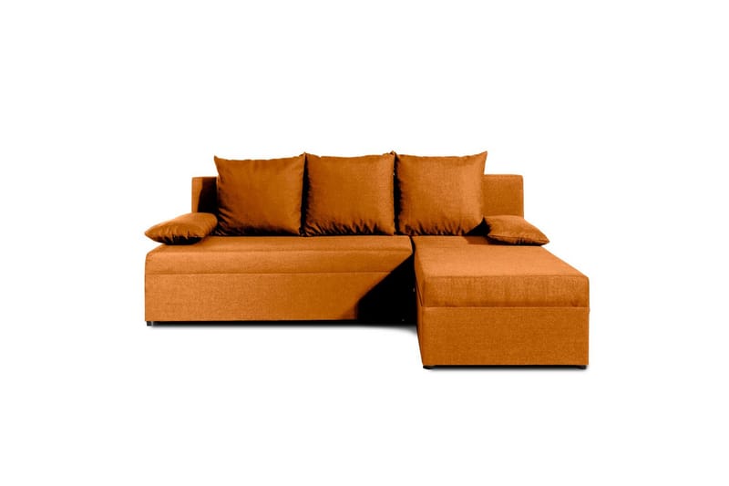 Hörnsoffa Eltap Gino 201x143x90 cm - Nube 45, Gul - Möbler - Soffa - Bäddsoffa - Bäddsoffa divan