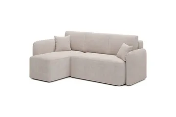 Hörnsoffa Eltap Hadson 206x150x89 cm - Jarell 18, Ljusbeige, Vänster - Möbler - Soffa - Bäddsoffa - Bäddsoffa divan