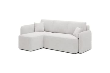 Hörnsoffa Eltap Hadson 206x150x89 cm - Royal 01, Vit, Vänster - Möbler - Soffa - Bäddsoffa - Bäddsoffa divan