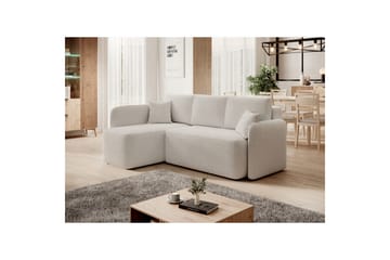 Hörnsoffa Eltap Hadson 206x150x89 cm - Royal 01, Vit, Vänster - Möbler - Soffa - Bäddsoffa - Bäddsoffa divan