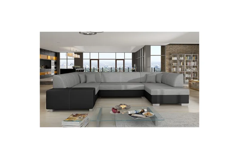 Hörnsoffa Eltap Isloren 322x204x72 cm, Sawana 21, Soft 11, Höger