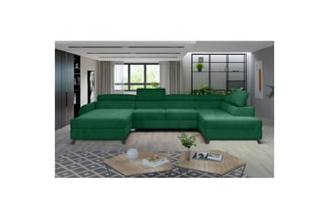 Hörnsoffa Eltap Josette 360x200x92 cm - Kronos 19, Mörkgrön, Höger - Möbler - Soffa - Bäddsoffa - Bäddsoffa divan