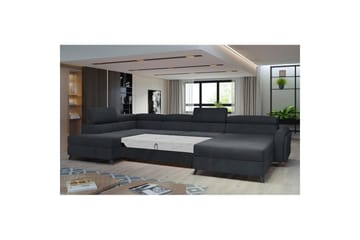 Hörnsoffa Eltap Josette 360x200x92 cm - Monolith 97, Mörkgrå, Vänster - Möbler - Soffa - Bäddsoffa - Bäddsoffa divan