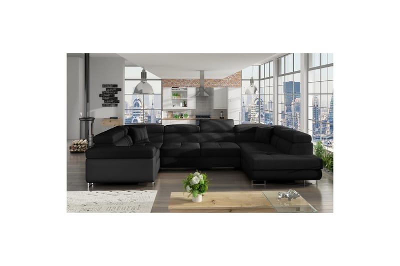 Hörnsoffa Eltap Letto 340x202x90 cm - Sawana 14, Soft 11, Höger - Möbler - Soffa - Bäddsoffa - Hörnbäddsoffa