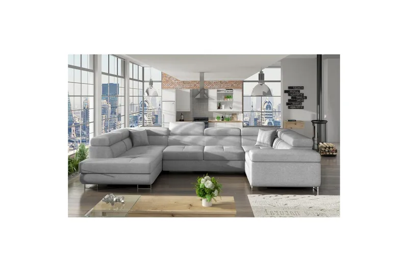 Hörnsoffa Eltap Letto 340x202x90 cm - Sawana 21, Vänster - Möbler - Soffa - Bäddsoffa - Hörnbäddsoffa