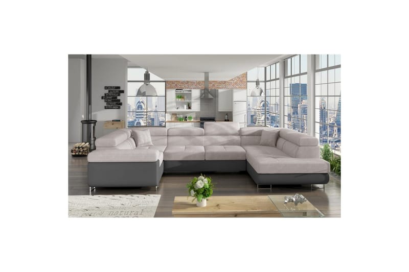 Hörnsoffa Eltap Letto 340x202x90 cm - Soro 83, Soft 29, Höger - Möbler - Soffa - Bäddsoffa - Hörnbäddsoffa