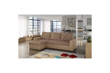 Hörnsoffa Eltap Livio 237x150x72 cm - Alova 66, Alova 07, Beige - Möbler - Soffa - Bäddsoffa - Bäddsoffa divan