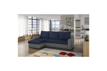 Hörnsoffa Eltap Livio 237x150x72 cm - Alova 79, Alova 10, Blå, Grå - Möbler - Soffa - Bäddsoffa - Bäddsoffa divan