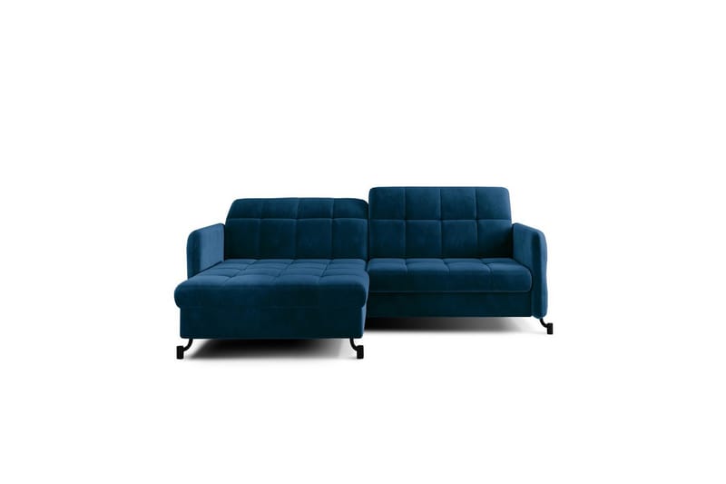 Hörnsoffa Eltap Lorelle 225x160x105 cm - Kronos 09, Mörkblå, Vänster - Möbler - Soffa - Bäddsoffa - Bäddsoffa divan