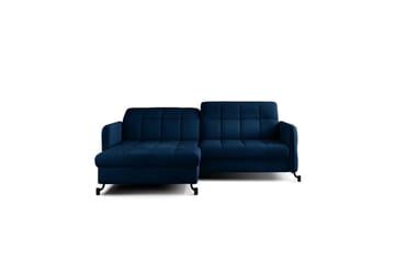 Hörnsoffa Eltap Lorelle 225x160x105 cm - Monolit 77, Blå, Vänster - Möbler - Soffa - Bäddsoffa - Bäddsoffa divan