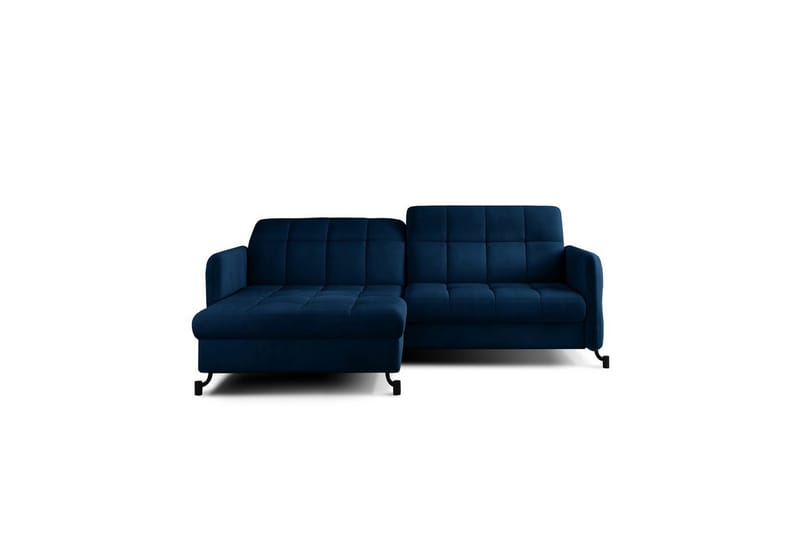 Hörnsoffa Eltap Lorelle 225x160x105 cm - Monolit 77, Blå, Vänster - Möbler - Soffa - Bäddsoffa - Bäddsoffa divan
