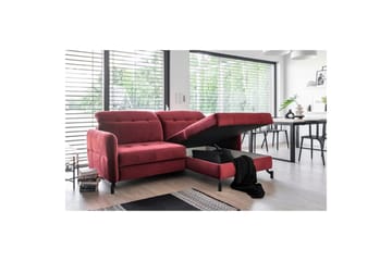 Hörnsoffa Eltap Lorelle 225x160x105 cm - Monolit 84, Ljusgrå, Höger - Möbler - Soffa - Bäddsoffa - Bäddsoffa divan