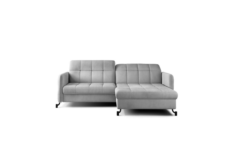 Hörnsoffa Eltap Lorelle 225x160x105 cm, Monolit 84, Ljusgrå, Höger