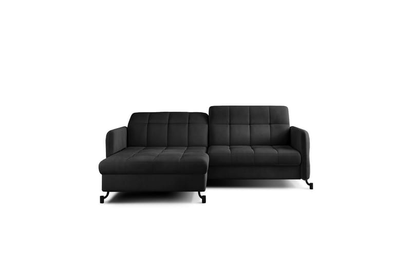 Hörnsoffa Eltap Lorelle 225x160x105 cm - Monolith 97, Mörkgrå, Vänster - Möbler - Soffa - Bäddsoffa - Bäddsoffa divan