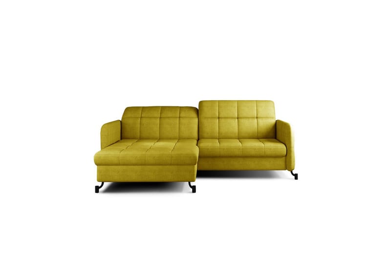 Hörnsoffa Eltap Lorelle 225x160x105 cm - Omega 68, Gul, Vänster - Möbler - Soffa - Bäddsoffa - Bäddsoffa divan