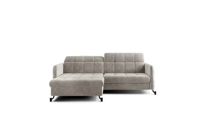 Hörnsoffa Eltap Lorelle 225x160x105 cm - Paros 02, Beige, Vänster - Möbler - Soffa - Bäddsoffa - Bäddsoffa divan