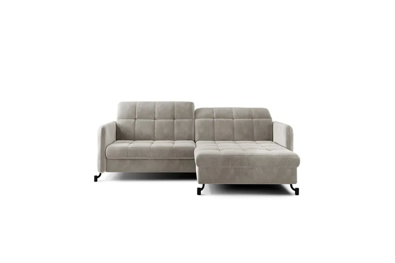 Hörnsoffa Eltap Lorelle 225x160x105 cm - Paros 02, Beige, Höger - Möbler - Soffa - Bäddsoffa - Bäddsoffa divan