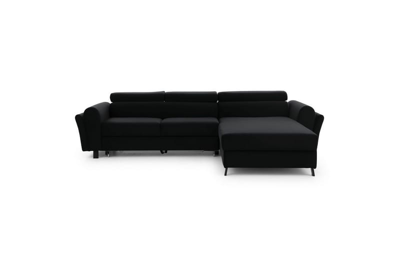 Hörnsoffa Eltap Mariall 288x200x92 cm, Mat Sammet 99, Blå, Höger