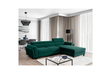 Hörnsoffa Eltap Mariall 288x200x92 cm - Monolith 37, Grön, Höger - Möbler - Soffa - Bäddsoffa - Bäddsoffa divan