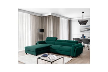 Hörnsoffa Eltap Mariall 288x200x92 cm - Monolith 37, Grön, Vänster - Möbler - Soffa - Bäddsoffa - Bäddsoffa divan