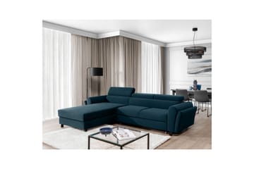 Hörnsoffa Eltap Mariall 288x200x92 cm - Monolith 77, Blå, Vänster - Möbler - Soffa - Bäddsoffa - Bäddsoffa divan