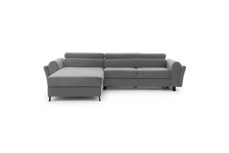 Hörnsoffa Eltap Mariall 288x200x92 cm - Monolith 84, Ljusgrå, Vänster - Möbler - Soffa - Bäddsoffa - Bäddsoffa divan