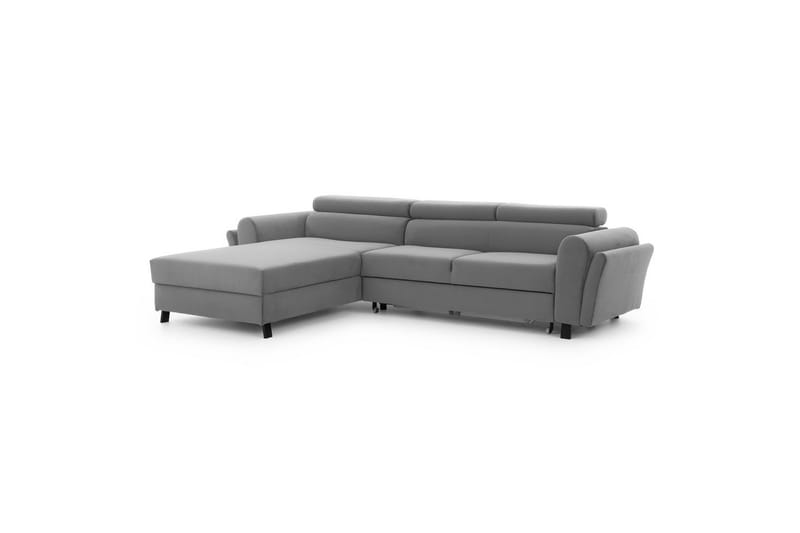 Hörnsoffa Eltap Mariall 288x200x92 cm - Monolith 84, Ljusgrå, Vänster - Möbler - Soffa - Bäddsoffa - Bäddsoffa divan