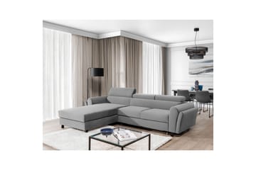 Hörnsoffa Eltap Mariall 288x200x92 cm - Monolith 84, Ljusgrå, Vänster - Möbler - Soffa - Bäddsoffa - Bäddsoffa divan