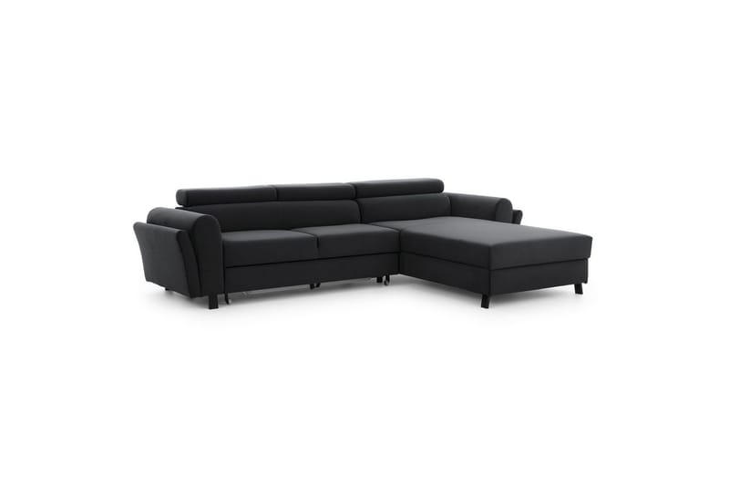 Hörnsoffa Eltap Mariall 288x200x92 cm - Monolith 97, Mörkgrå, Höger - Möbler - Soffa - Bäddsoffa - Bäddsoffa divan